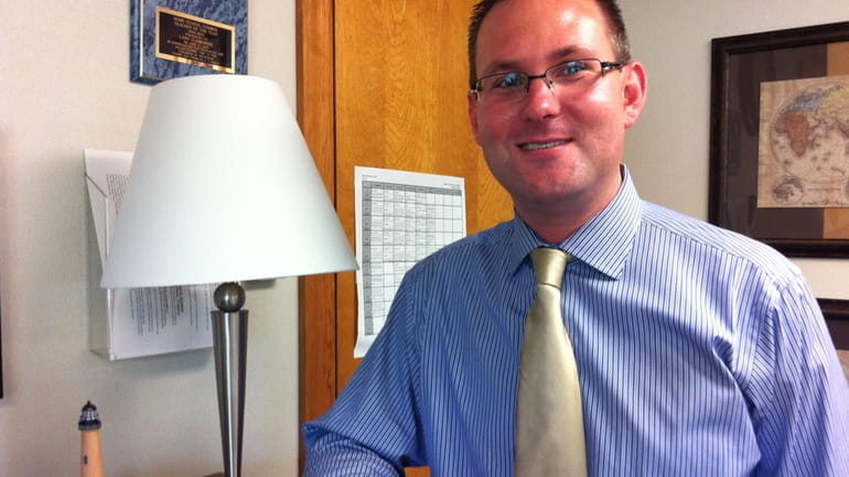 Lars Clemensen, 32, is the Hampton Bays Public Schools Superintendent....