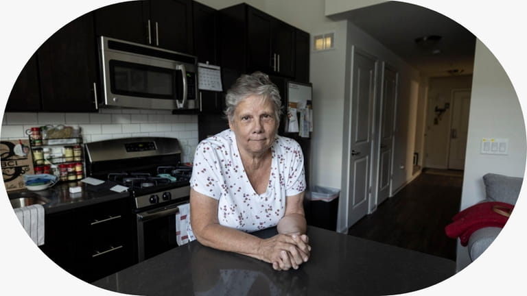 Retired nurse Nathalie Eichele downsized from a house to The...