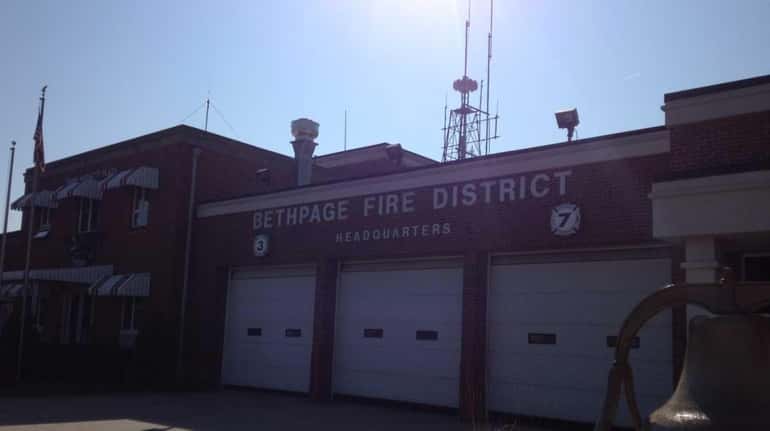 The Bethpage Fire District Headquarters are located at 225 Broadway....