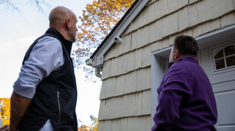 Rich Ritholtz installed security cameras at his Woodbury home with...
