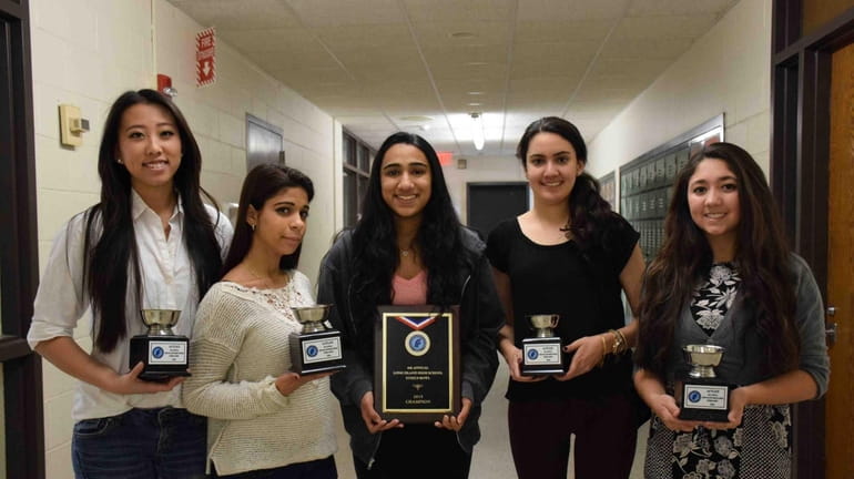 A five-student team from Bethpage High School took first place...
