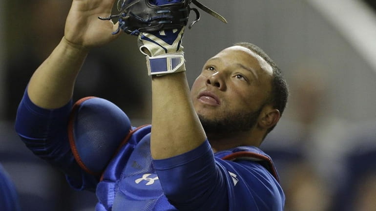 Catcher Wellington Castillo was traded from the Cubs to the...