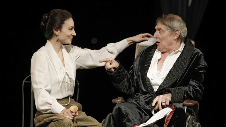 Annie Parisse and John Cullum in All's Well That Ends...