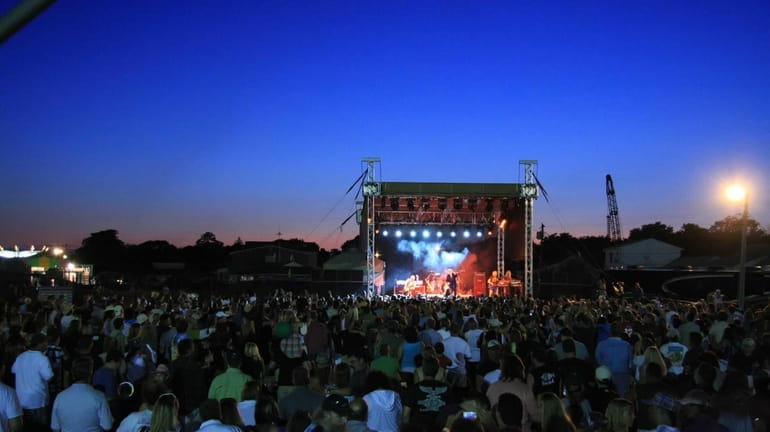Fans flock to the Great South Bay Music Festival in...