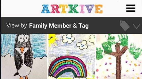 With Artkive, take photos of your children's artwork and tag...