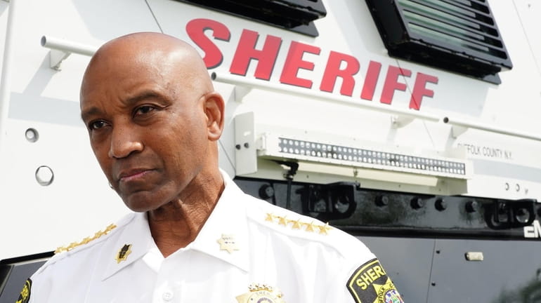 Suffolk County Sheriff Errol D. Toulon Jr. says a campaign...