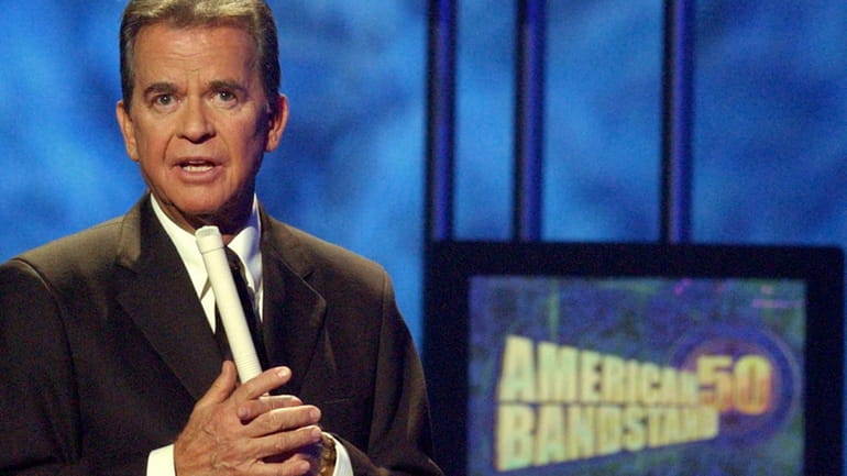 In April 2002, Dick Clark, 72 at the time, introduced...