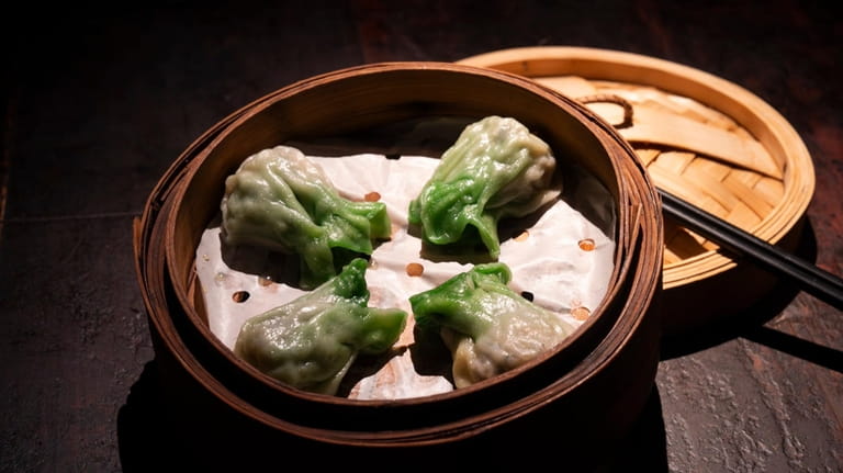 Mixed vegetable dumplings at O Mandarin’s Winter Dumpling Feast in...
