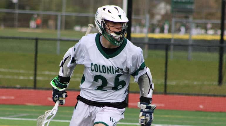 Floyd lacrosse player Connor Murtha is shown on May 10,...