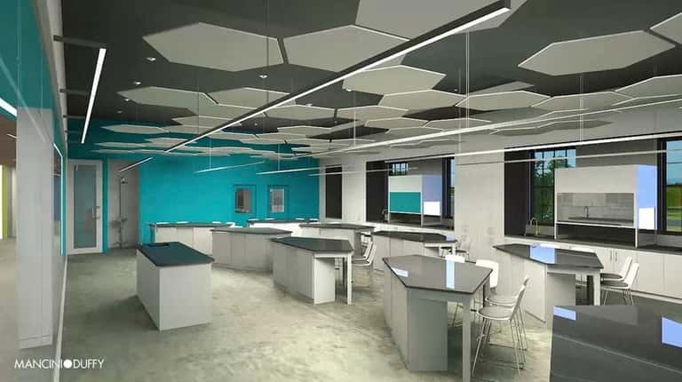 A digital rendering of Chaminade High School's 34,000-square-foot Science, Technology...