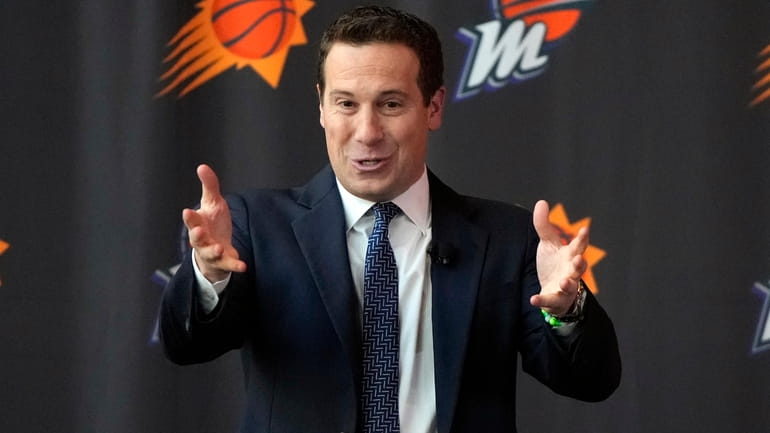 Mat Ishbia, new controlling interest owner of the Phoenix Suns...