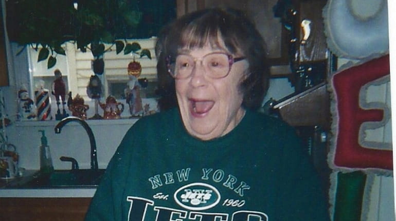 Gertrude Perpall was a devoted fan of the New York Jets...