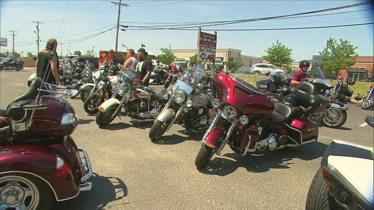 Many of the bikers have been affected by heroin or...
