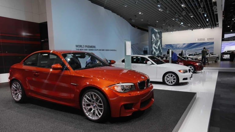 The BMW Series M Coupe, left, is shown at the...