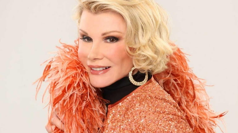 Joan Rivers, seen in a publicity shot for a performance...