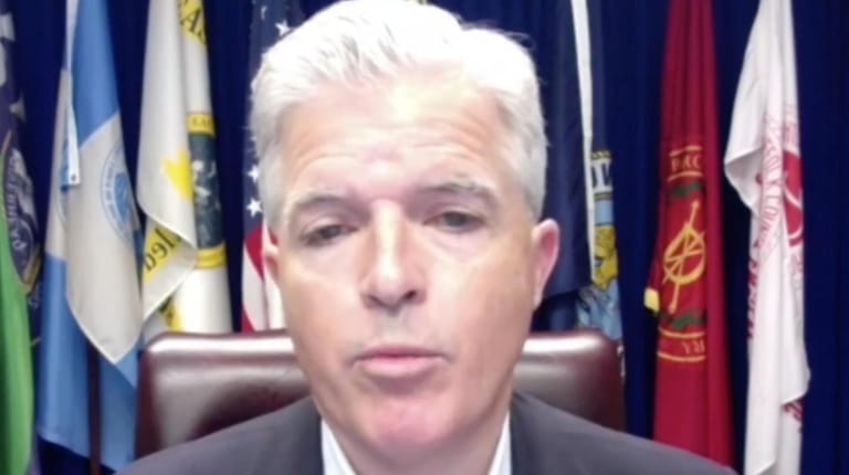 Suffolk County Executive Steve Bellone said the county government faces...