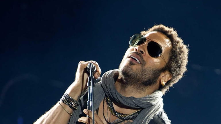 Lenny Kravitz performs on stage during Rock in Rio Madrid...