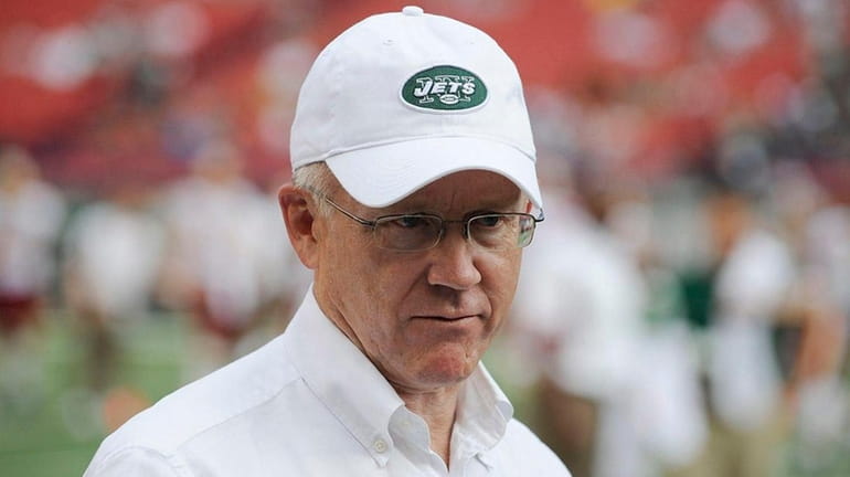 "I'm proud of the team," Woody Johnson said outside the...