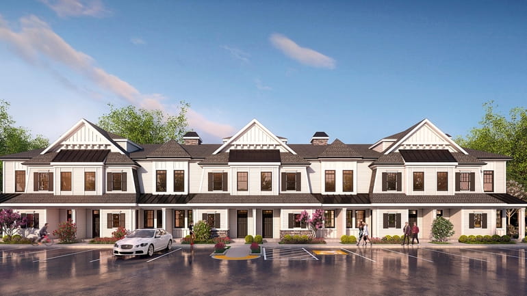 A rendering of residential units Jericho-based developer Engel Burman has proposed...