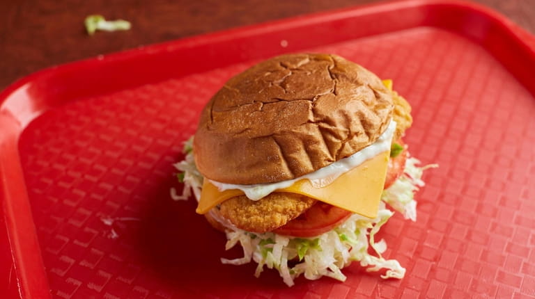 The King's Hawaiian Fish Deluxe sandwich at Arby's.