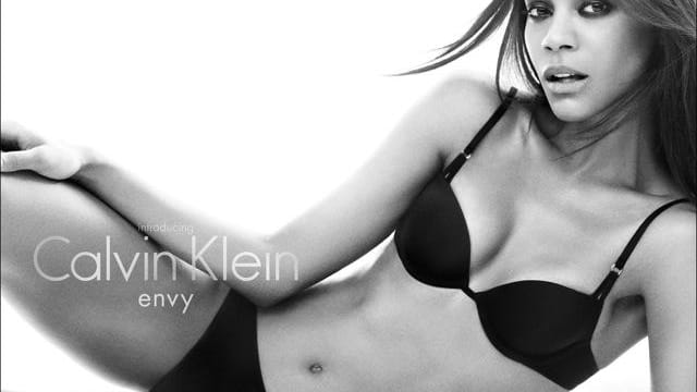 Zoe Saldana is Calvin Klein Underwear's newest pitchwoman.