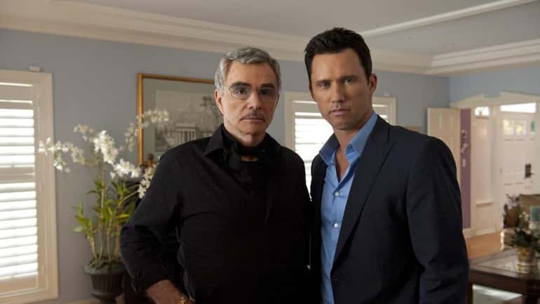 From left, Burt Reynolds as Paul Anderson and Jeffrey Donovan...