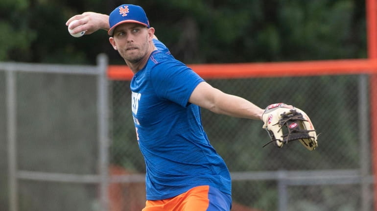 New York Mets player Jeff McNeil during a spring training...