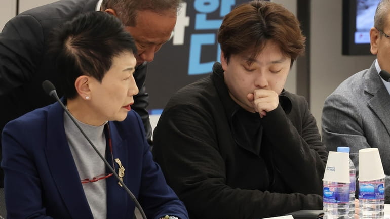 Park Dan, head of an emergency committee at the Korean...