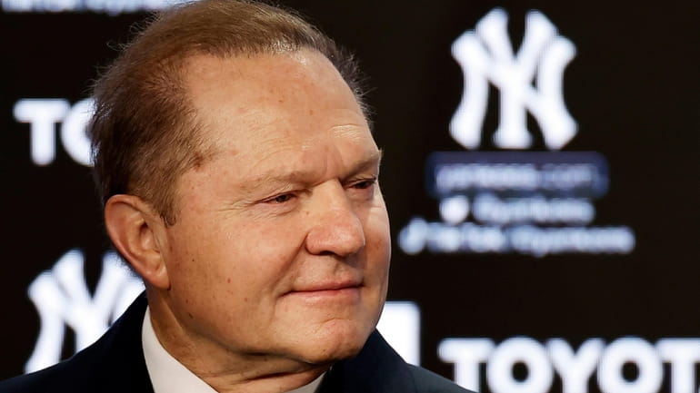 Agent Scott Boras attends a news conference at Yankee Stadium,...