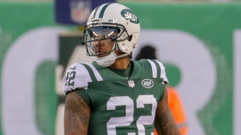 Jets cornerback Trumaine Johnson lines up during the second half...