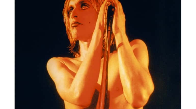 Mick Rock photographed Iggy Pop for his "Raw Power" album...