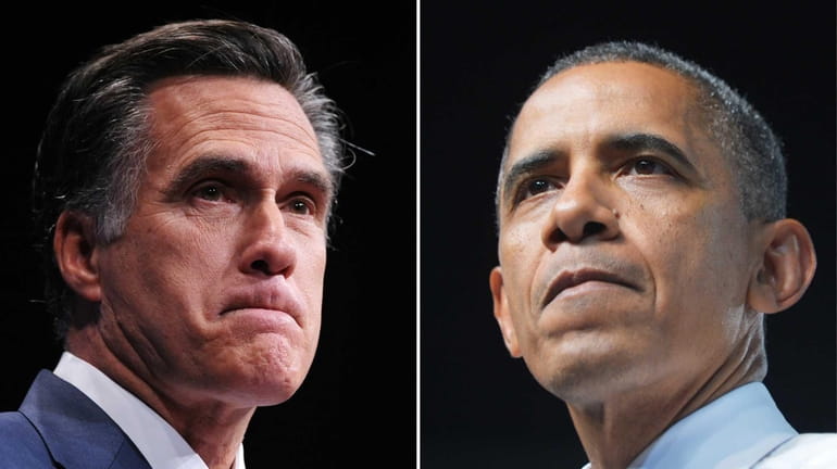 This combination of file photos shows Republican presidential candidate Mitt...