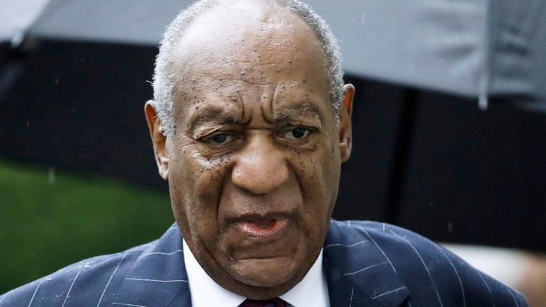 Bill Cosby arrives for a sentencing hearing following his sexual...