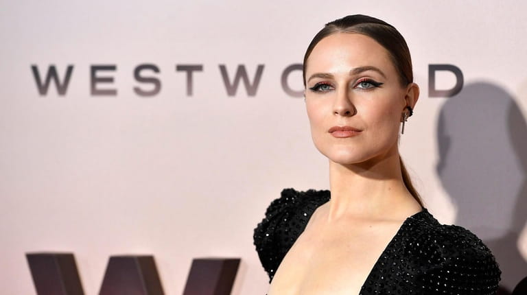 Evan Rachel Wood attends the premiere of HBO's "Westworld" Season...