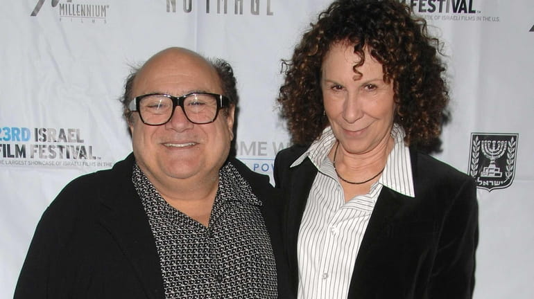 Actors Danny DeVito and Rhea Perlman attend the opening night...