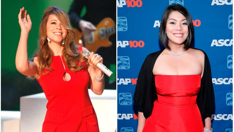 Pop icon Mariah Carey, left, has lost a trademark dispute brought...