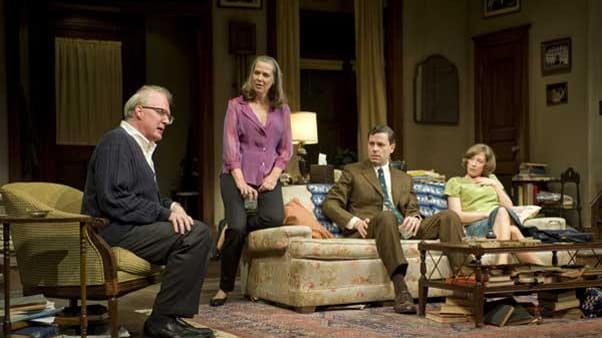 From left, Tracy Letts, Amy Morton, Madison Dirks and Carrie...
