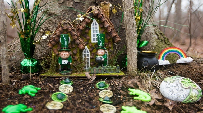 A visitor built this cottage for tiny leprechauns in Mill...