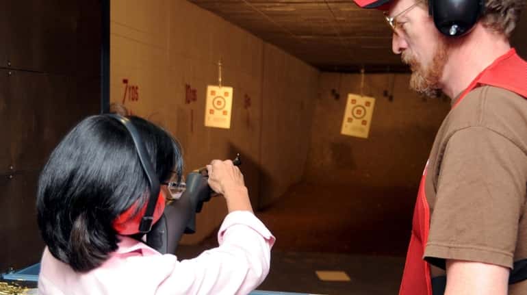 Nassau's only public shooting range at Mitchel Field Atheltic Center...