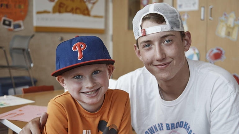 Brandon Bloom and Ben Brown at the Cancer Center at...