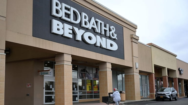 Exterior of Bed Bath & Beyond in New Hyde Park,...