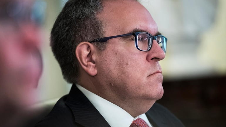 EPA Administrator Andrew Wheeler at the White House on July...