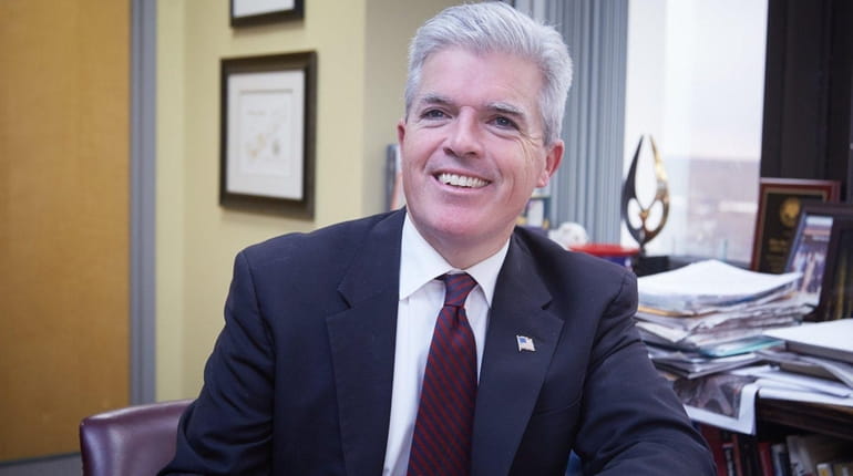 Suffolk County Executive Steve Bellone is pictured on Feb. 1,...