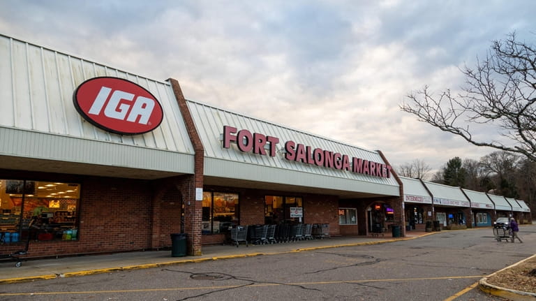 The IGA supermarket on Route 25A.