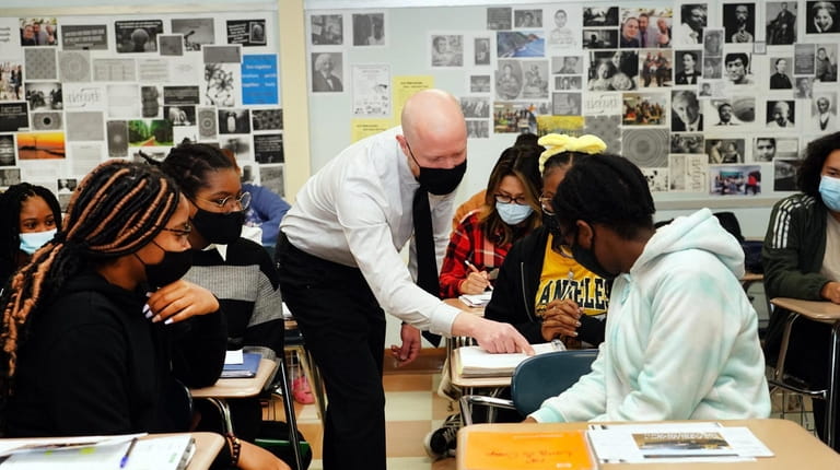 Adam Bowman teaches AP English language and composition at Uniondale...