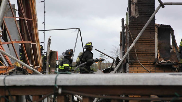Firefighters were unable to save Tropix, an outdoor restaurant that...