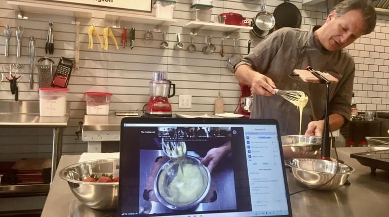 Grandparents and grandkids can take at-home cooking classes together virtually...