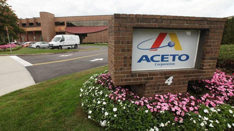 Aceto Corp. headquarters in Port Washington. On Dec. 12, 2013,...
