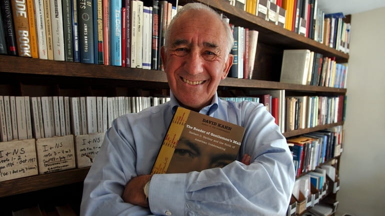 Author and former Newsday journalist David Kahn, seen in 2004,...