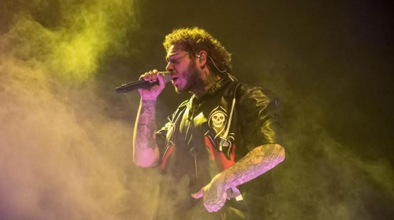 Post Malone performs on Nov. 20 in Inglewood, California. He will...